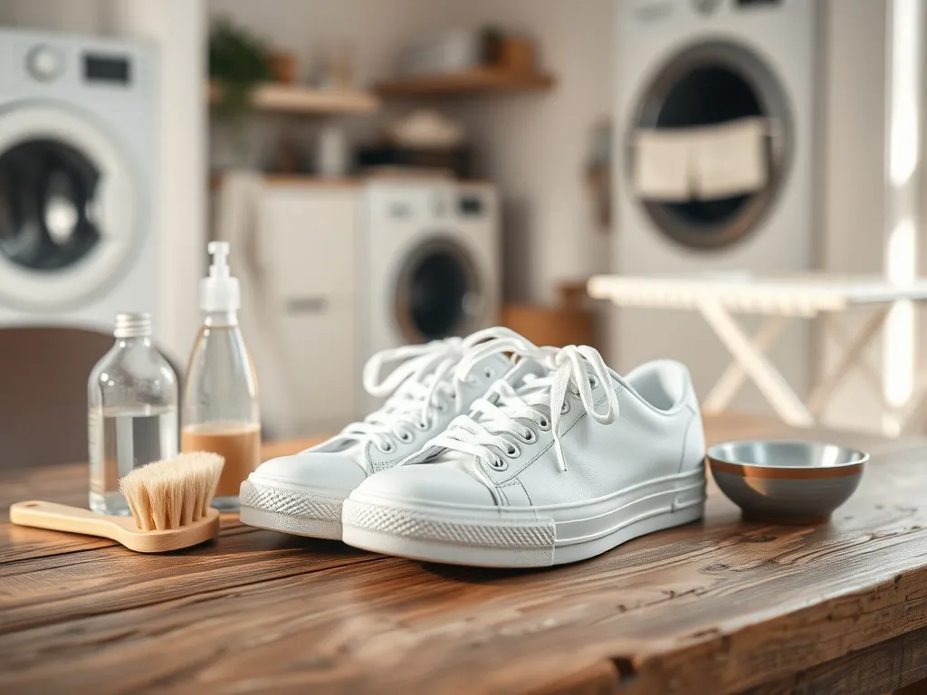 Jak prać białe trampki? Sprawdzone metody czyszczenia